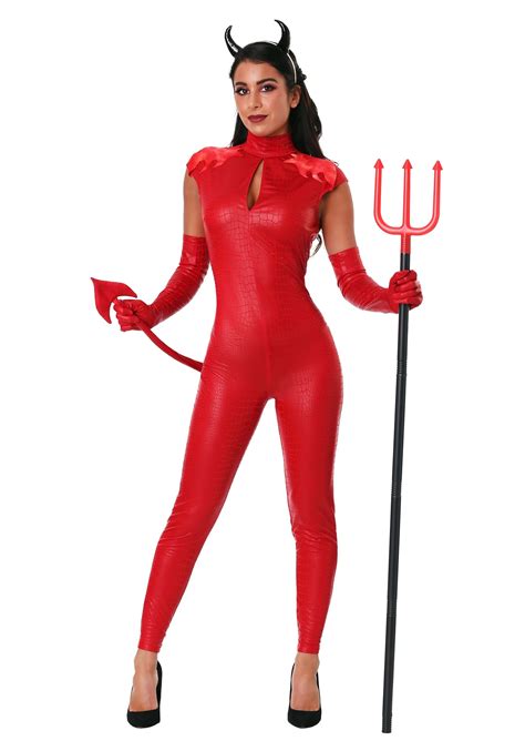 devil latex costume